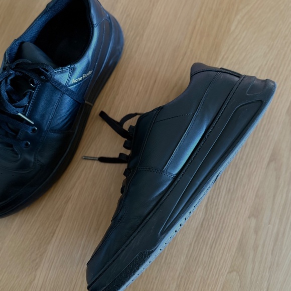 ACNE STUDIOS PEREY LACE UP SNEAKER, Black - Picture 5 of 6